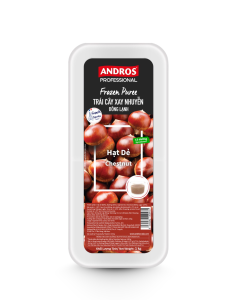 Hạt Dẻ Xay Nhuyễn Đông Lạnh Andros Hộp 1KG CHESTNUT FROZEN PUREE