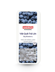 Việt Quất Đông Lạnh Andros 700G - Big Blueberry