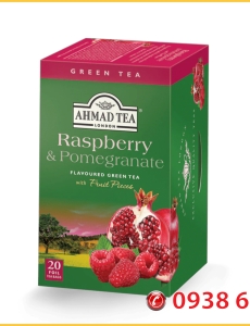 Trà Ahmad Lựu và Mâm Xôi Đỏ 40g - Ahmad Raspberry & Pomegranate Tea
