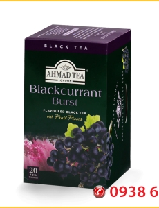 Trà Ahmad Nho Đen 40g - Ahmad Blackcurrant Burst Tea