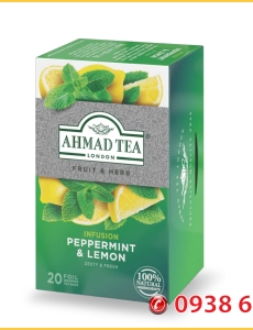 Trà Thảo Dược Ahmad Bạc Hà và Chanh 40g - Ahmad Peppermint & Lemon Tea