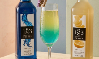 Blue Grapefruit Mocktail