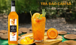 Công thức pha chế trà đào cam sả không phải ai cũng biết