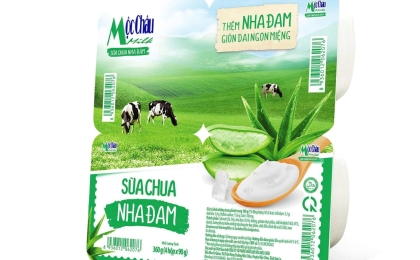Sữa chua ăn hương nha đam Mộc Châu 