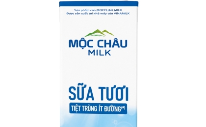 SỮA TƯƠI TIỆT TRÙNG ÍT  ĐƯỜNG MỘC CHÂU MCM 1L(  12 Hộp/ Thùng)