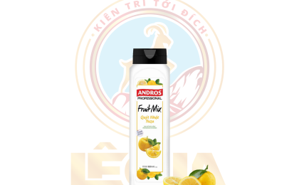 ANDROS FRUIT MIX QUÝT NHẬT YUZU 820ML - FRUIT MIX YUZU (8/T)