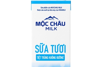 SỮA TƯƠI TIỆT TRÙNG KHÔNG  ĐƯỜNG MỘC CHÂU MCM 1L(  12 Hộp/ Thùng)