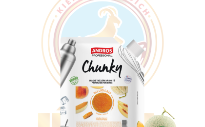 MỨT CHUNKY DƯA LƯỚI & ĐÀO 1KG (8/T)