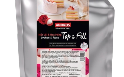 TOP & FILL MỨT VẢI & HOA HỒNG 900G