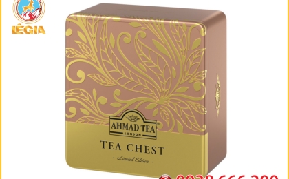 Bộ Sưu Tập Trà Vàng Tứ Vị Hộp Thiếc Ahmad 80g - Ahmad Chest Four Tea