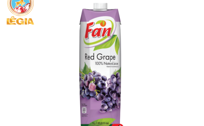 NƯỚC ÉP NHO - FAN RED GRAPE JUICE 1L (12/T)