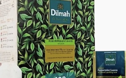 Trà xanh nguyên chất hiệu Dilmah 150g - Pure Green Foil Env Tbag 150g (12/T)