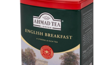 Trà Ahmad Buổi Sáng Hộp Thiếc Bầu Dục 100g - Ahmad English Breakfast Tea
