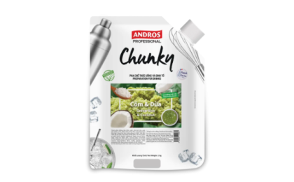 ANDROS PROFESSIONAL CHUNKY CỐM & DỪA TÚI 1KG (CHUNKY GREEN RICE COCONUT 1KG)