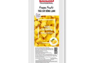 ANDROS PROFESSIONAL XOÀI CẮT VUÔNG ĐÔNG LẠNH HỘP 600G/ FROZEN MANGO DICES 600G