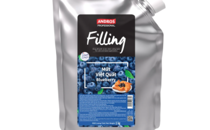ANDROS MỨT VIỆT QUẤT FILLING 1KG - BLUEBERRY FILLING 1KG																									
