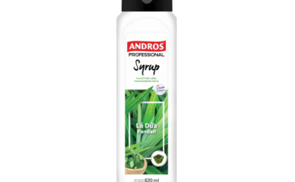 ANDROS PROFESSIONAL SYRUP LÁ DỨA CHAI 820ML (Pandan SYRUP 820ML)