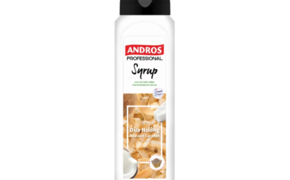 ANDROS PROFESSIONAL SYRUP HƯƠNG DỪA NƯỚNG CHAI 820ML 