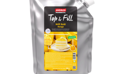 ANDROS TOP & FILL MỨT XOÀI 900G - MANGO TOP & FILL 900G (8/T)