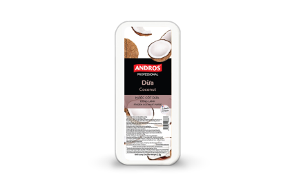 NƯỚC CỐT DỪA ĐÔNG LẠNH ANDROS HỘP 1KG