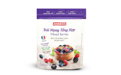ANDROS TRÁI MỌNG TỔNG HỢP ĐÔNG LẠNH TÚI 300G