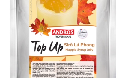 THẠCH HƯƠNG LÁ PHONG TOP UP ANDROS 1KG - MAPLE JELLY TOP UP (8/T)