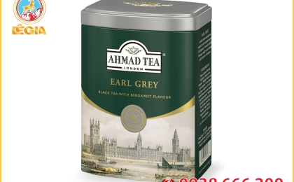 Trà Ahmad Bá Tước Pha Ấm Hộp Thiếc 100g - Ahmad Earl Grey Tea