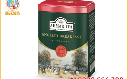 Trà Ahmad Buổi Sáng Pha Ấm Hộp Thiếc 100g - Ahmad English Breakfast Tea