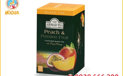 Trà Ahmad Đào Và Chanh Dây 40g - Ahmad Peach & Passion Fruit Tea