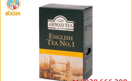 Trà Ahmad English No.1 Pha Ấm Hộp Giấy 100g - Ahmad English No.1 Tea