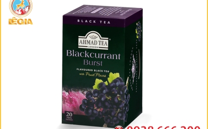 Trà Ahmad Nho Đen 40g - Ahmad Blackcurrant Burst Tea