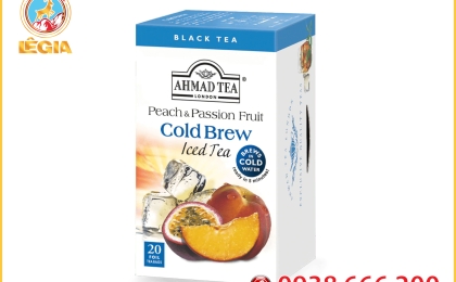 Trà Ahmad Đào Và Chanh Dây Pha Lạnh 40g - Ahmad Peach & Passion Fruit Cold Brew