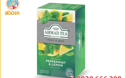 Trà Thảo Dược Ahmad Bạc Hà và Chanh 40g - Ahmad Peppermint & Lemon Tea