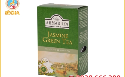 Trà Xanh Ahmad Hoa Nhài Pha Ấm Hộp Giấy 100g - Ahmad Jasmine Green Tea