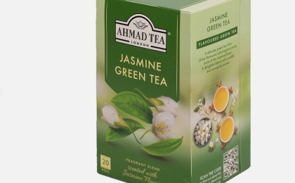 Trà xanh hoa nhài Ahmad Tea 20 túi nhôm