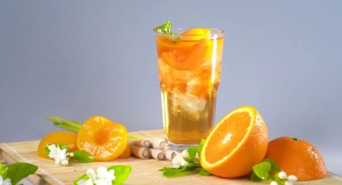Công thức pha chế trà đào cam sả không phải ai cũng biết