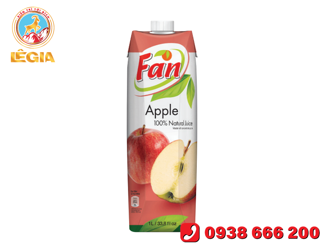 NƯỚC ÉP TÁO - FAN APPLE JUICE 1L (12/T)