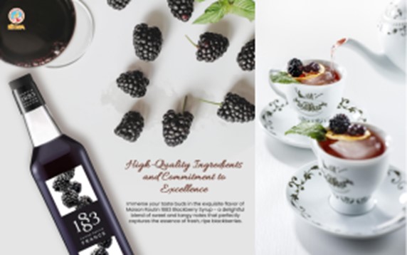 SYRUP 1883 MÂM XÔI ĐEN - BLACKBERRY 1L