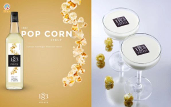 SYRUP 1883 BẮP RANG BƠ 1L