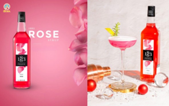 Syrup 1883 Rose - mang sự ngọt ngào tê dại của hoa quốc dân