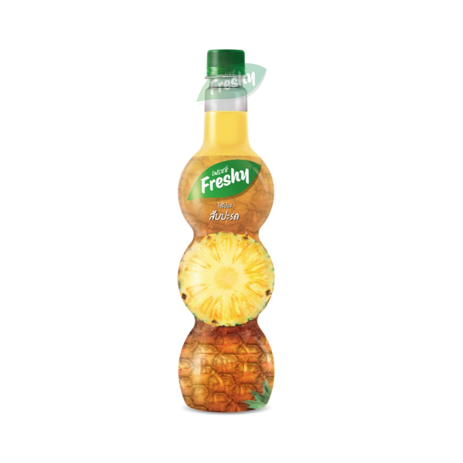 Syrup Freshy dứa  (Pineapple Syrup) – Chai 710ml