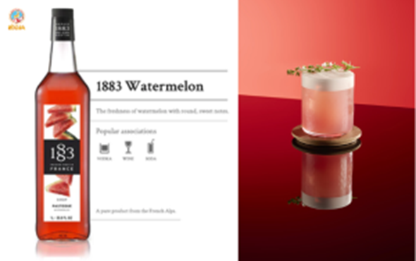 Syrup Watermelon 1883 - Nguyên liệu thân quen trong hầu hết quán uống ngon!