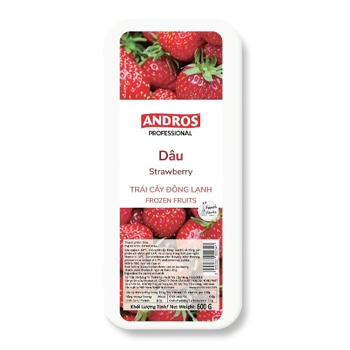 Dâu Đông Lạnh Andros 600G - Strawberry (6/T)