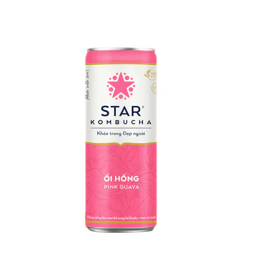 STAR KOMBUCHA ỔI HỒNG 250ML