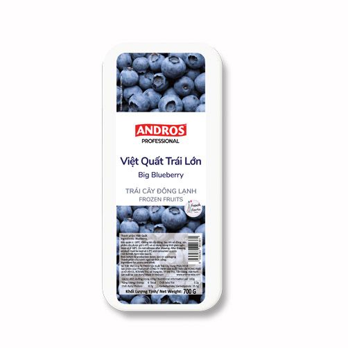 Việt Quất Đông Lạnh Andros 700G