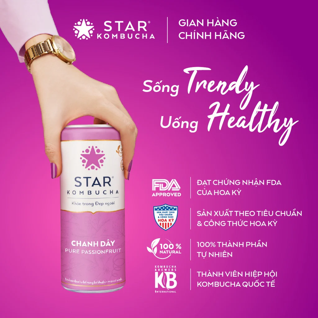 STAR KOMBUCHA CHANH DÂY 250M