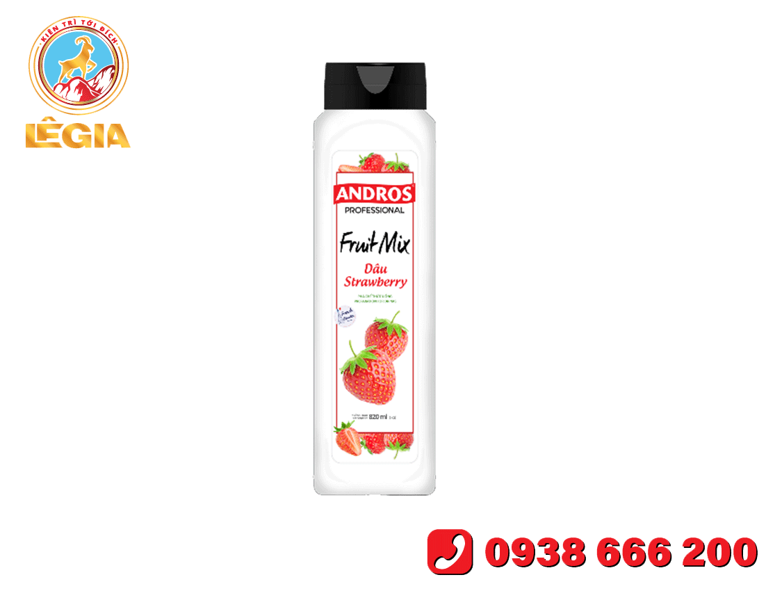 Andros Fruit Mix Dâu 820ml – Andros Fruit Mix Strawberry