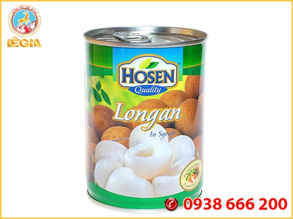 Nhãn Ngâm Hosen 565gr - Hosen Longan In Syrup 565G