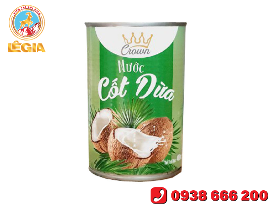 Nước Cốt Dừa Crown 400ml – Crow Coconut Cream