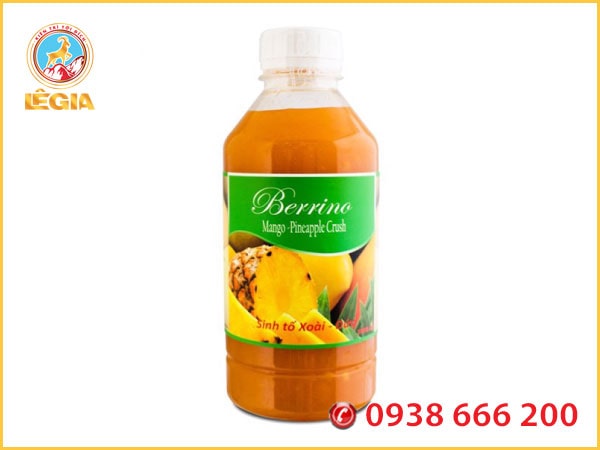 Sinh Tố Berrino Xoài Dứa 1L - Berrino Pineapple Mango Smoothie Base